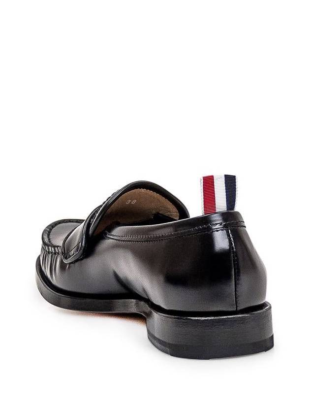 Leather Loafers Black - THOM BROWNE - BALAAN 4