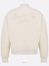 Cotton Blend Bomber Jacket Beige - DIOR - BALAAN 8