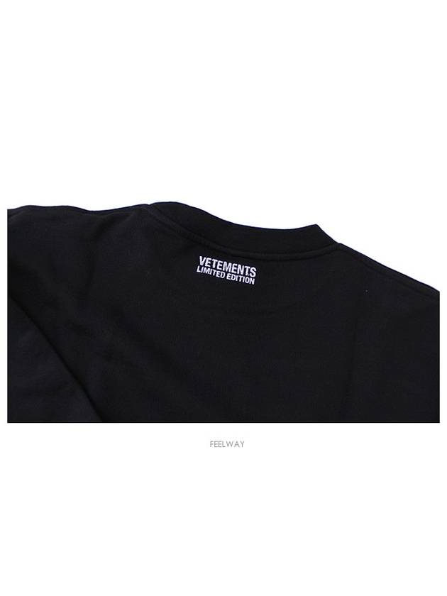 Insecurity Print Sweatshirt Black - VETEMENTS - BALAAN 10