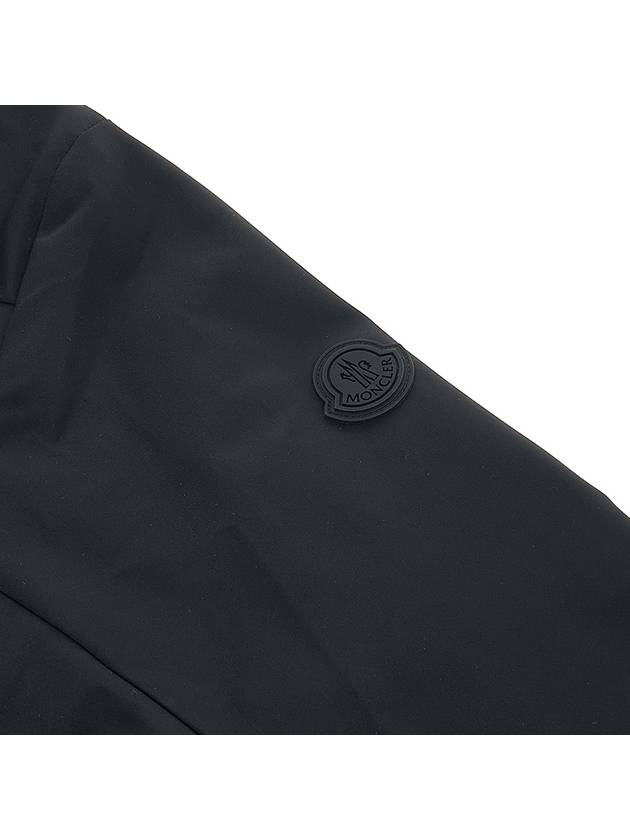 Kyoto softshell down hooded jacket black - MONCLER - BALAAN.