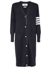 Milano Fine Merino Cardigan Navy - THOM BROWNE - BALAAN 2