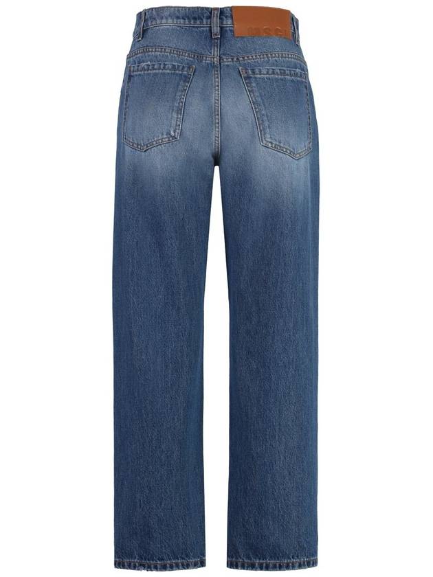 Mid-Rise Crop Jeans - MSGM - BALAAN 3