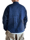 Army denim jacket 80470030003 INDIGO - NIGEL CABOURN - BALAAN 3