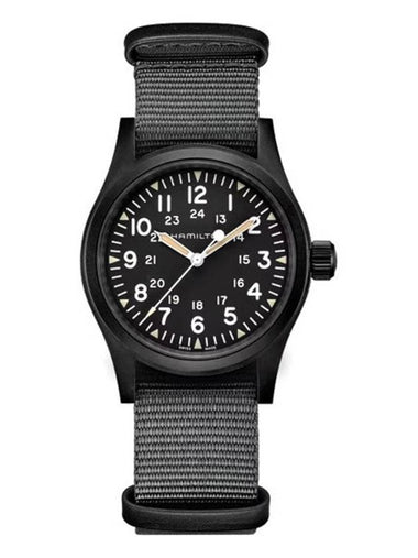 Men s NATO Watch Khaki Field Mechanical H69409930 - HAMILTON - BALAAN 1