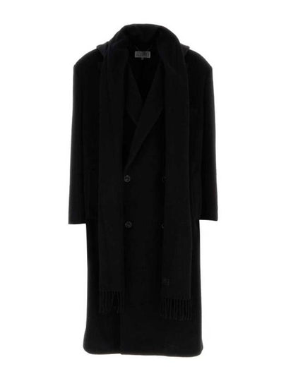 Men's Wool Blend Single Coat Black - MAISON MARGIELA - BALAAN 2