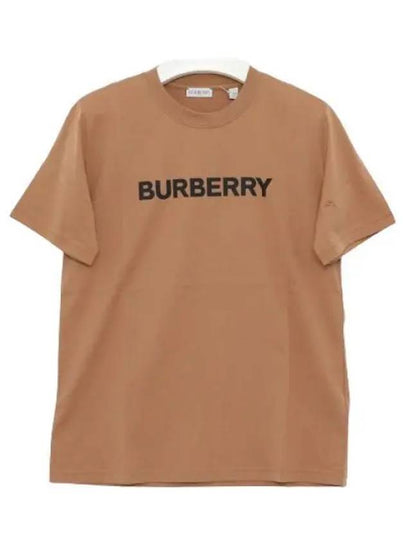 Logo Print T-Shirt Brown - BURBERRY - BALAAN 2