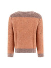 GARDEN Color Block Cotton Alpaca Knit 8033ELAW23A APRICOT - ECKHAUS LATTA - BALAAN 2