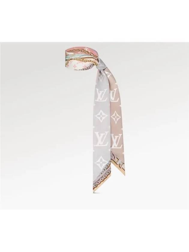 Ultimate Monogram BB Scarf White - LOUIS VUITTON - BALAAN 5