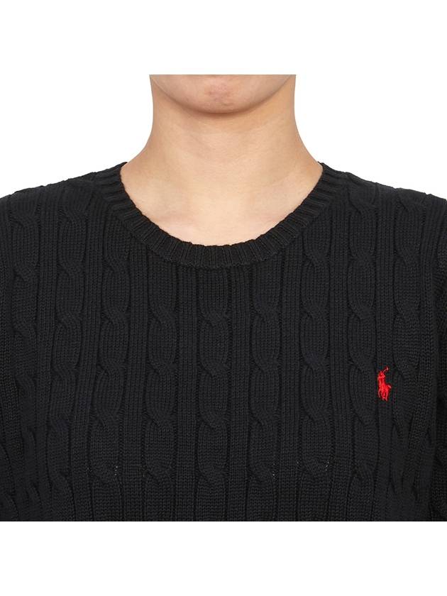 Kids cable knit 323702674061 BLACK Adults can wear - POLO RALPH LAUREN - BALAAN 5