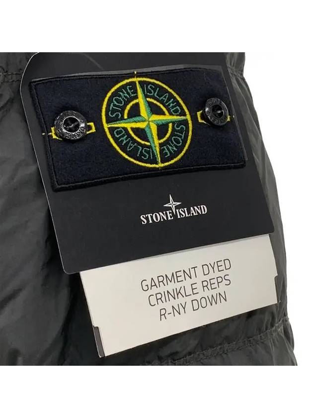 Crinkle Reps Re-Nylon Down Padding Grey - STONE ISLAND - BALAAN 4