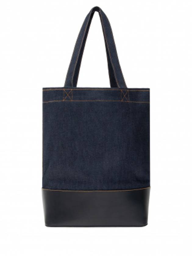 Logo Denim Axelle Tote Bag Navy - A.P.C. - BALAAN 4