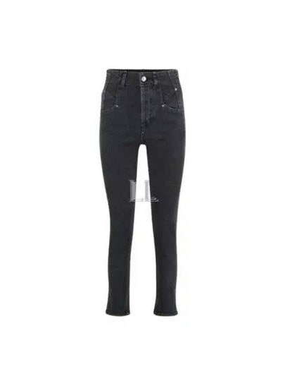 Niliane Slim Denim Jeans Black - ISABEL MARANT - BALAAN 2