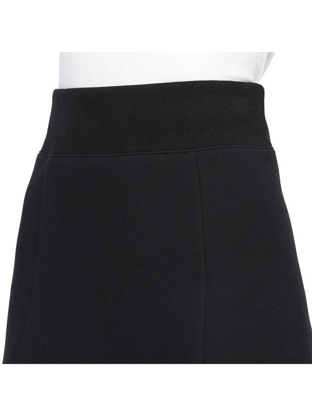 High Waisted Mini Unbalance Skirt Black - SACAI - BALAAN 11