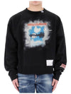 Logo printing overfit sweatshirt A10PO723 BLACK - MIHARA YASUHIRO - BALAAN 2