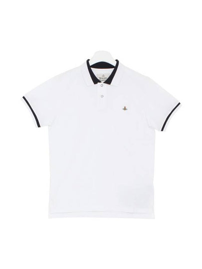 Classic ORB Logo Polo Shirt White - VIVIENNE WESTWOOD - BALAAN 2