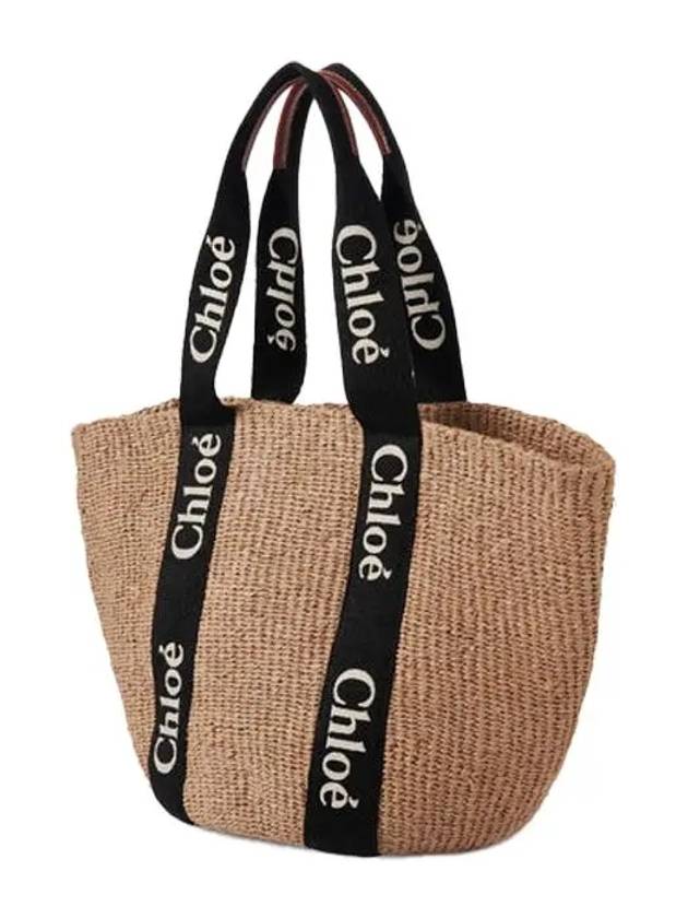 Woody Large Basket Tote Bag Beige - CHLOE - BALAAN 4