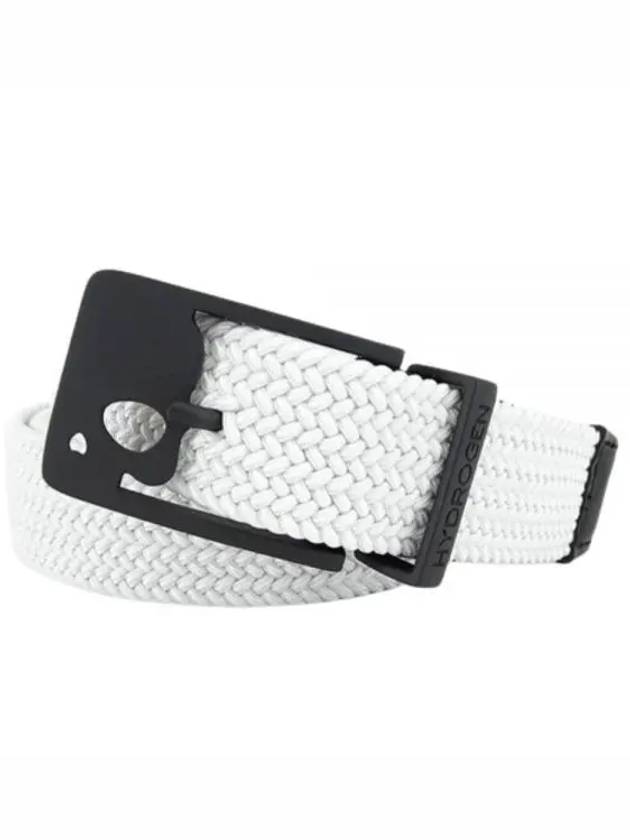 Skull Buckle Viscose Belt White - HYDROGEN - BALAAN 1