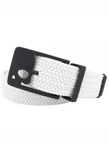 Skull Buckle Viscose Belt White - HYDROGEN - BALAAN 1