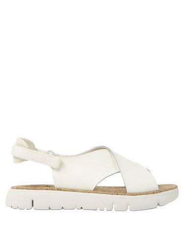 Oruga Leather Sandals White - CAMPER - BALAAN 1