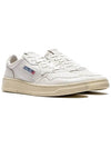 Medalist Goatskin Low Top Sneakers White - AUTRY - BALAAN 4