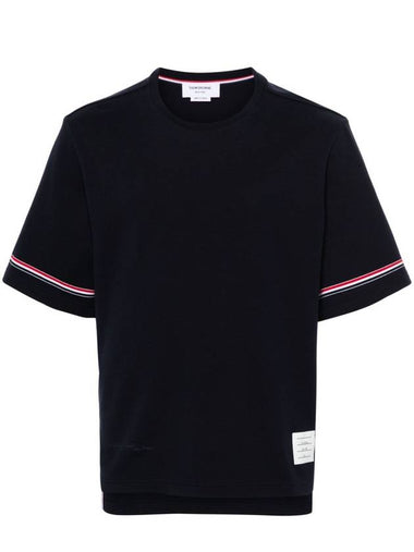 Thom Browne T-shirts and Polos Blue - THOM BROWNE - BALAAN 1