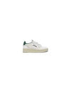 Women's Medalist Goat Green Tab Low Top Sneakers White - AUTRY - BALAAN 7