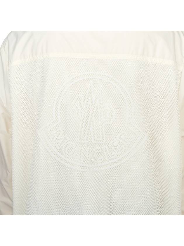 Women's Iole Logo Patch Windbreaker White - MONCLER - BALAAN 8