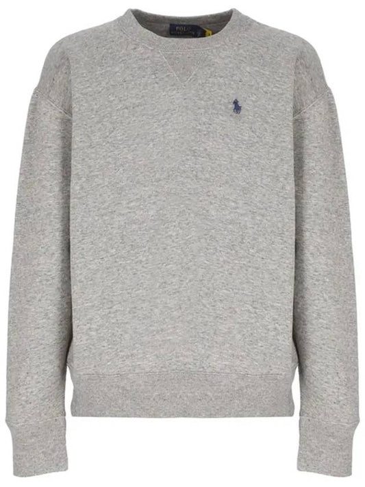 Embroidered Logo Pony Sweatshirt Grey - POLO RALPH LAUREN - BALAAN 2