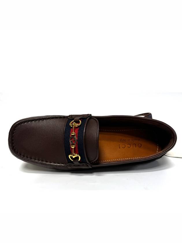 Web Horsebit Driving Shoes Black - GUCCI - BALAAN 5