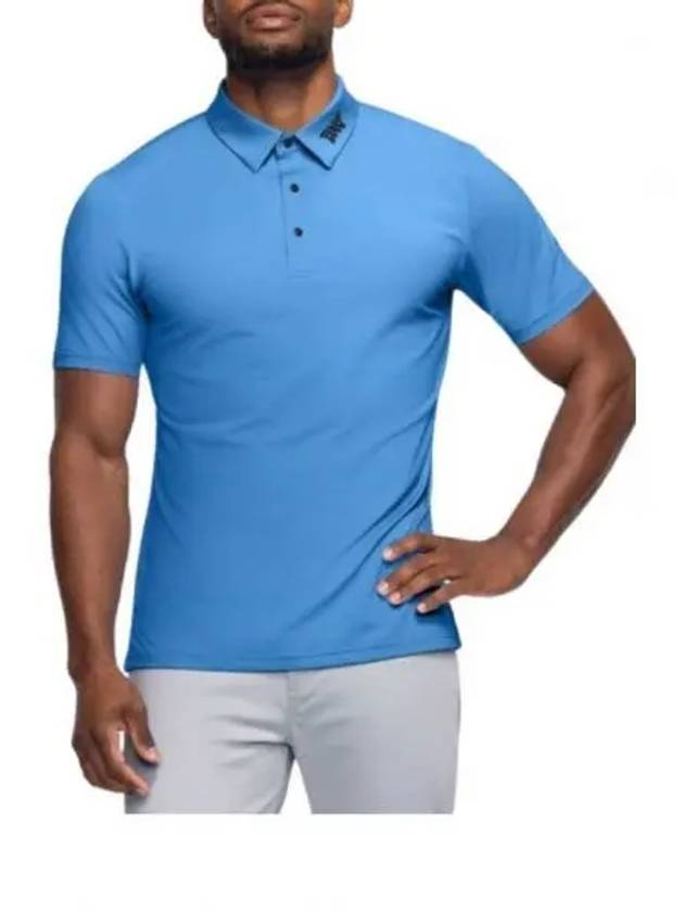 24 Athletic Fit BP Signature Polo BLUE MF23ATP1 01A Men s - PXG - BALAAN 1