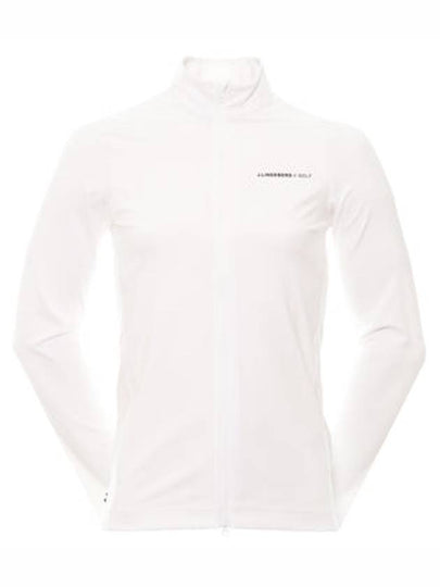 Melker Mid Layer Zip-Up Jacket White - J.LINDEBERG - BALAAN 2