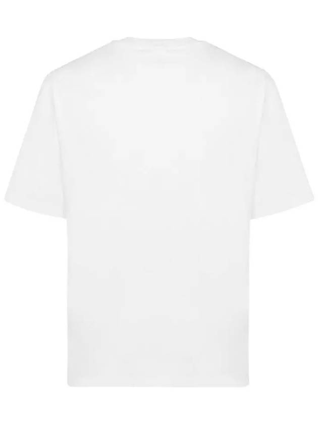 Face Patch Short Sleeve T-Shirt White - ACNE STUDIOS - BALAAN 4