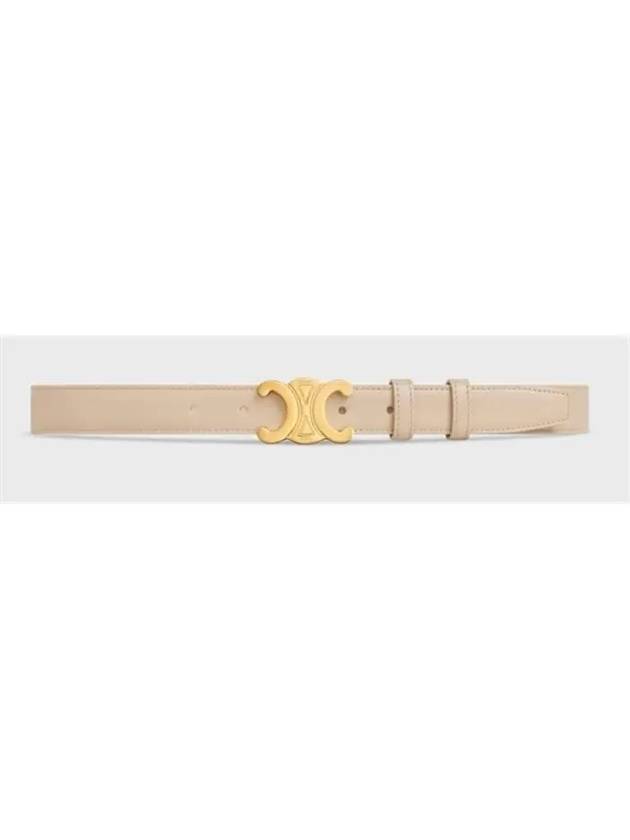 Triomphe Taurillon Medium Leather Belt Nude - CELINE - BALAAN 2