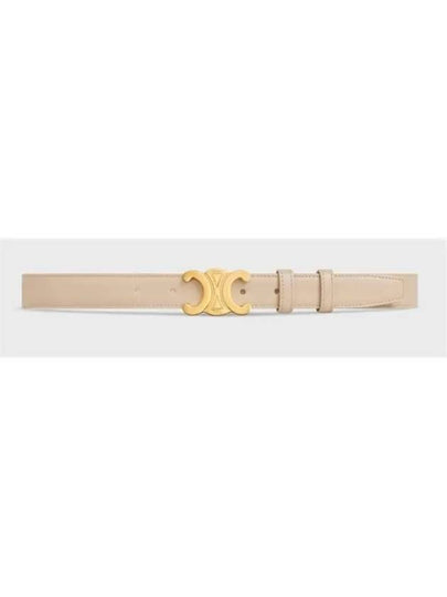 Triomphe Taurillon Medium Leather Belt Nude - CELINE - BALAAN 2