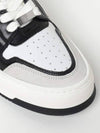 New Arcade Leather Low Top Sneakers White Black - AMI - BALAAN 5