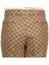 GG Supreme Linen Straight Pants Beige - GUCCI - BALAAN 8