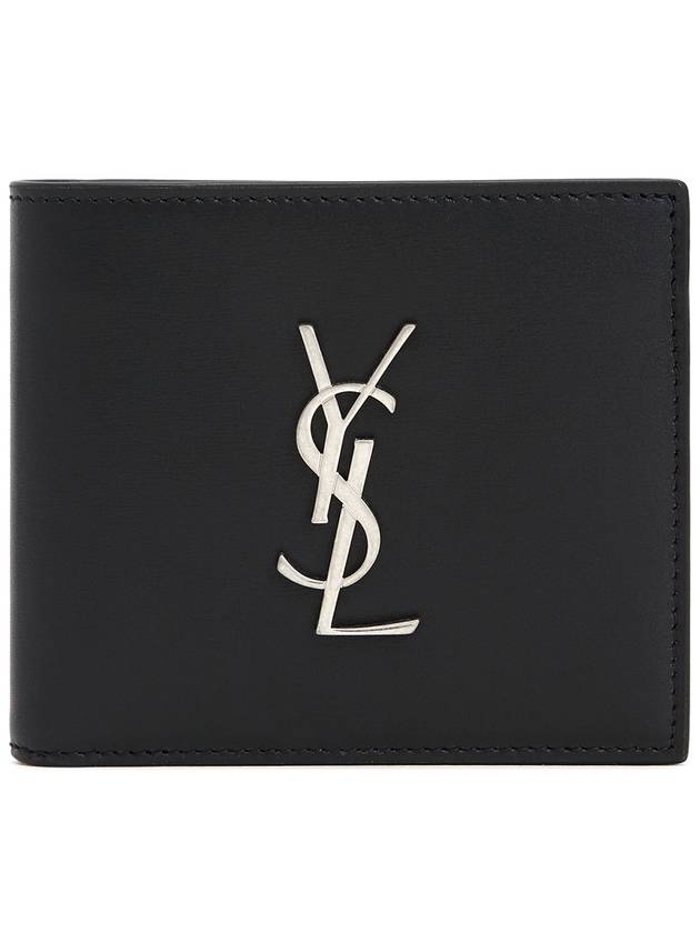 East/West Wallet In Smooth Leather Black - SAINT LAURENT - BALAAN 2