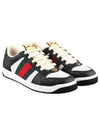 Women's Screener Low Top Sneakers Black - GUCCI - BALAAN 2