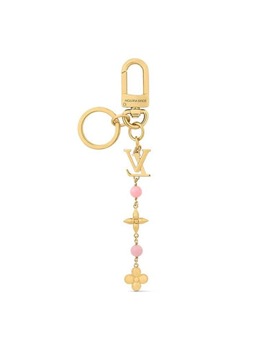 My LV Pearl Key Holder Gold Pink - LOUIS VUITTON - BALAAN 1