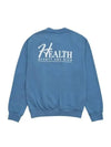 Crew Neck Brushed Sweatshirt Blue - SPORTY & RICH - BALAAN 3