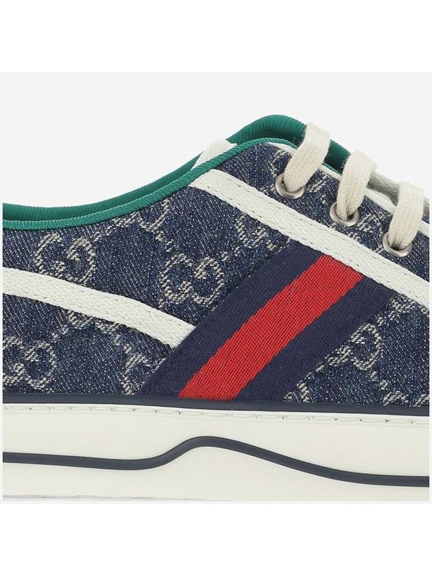 Men's Tennis 1977 Low Top Sneakers Blue Ivory - GUCCI - BALAAN 6