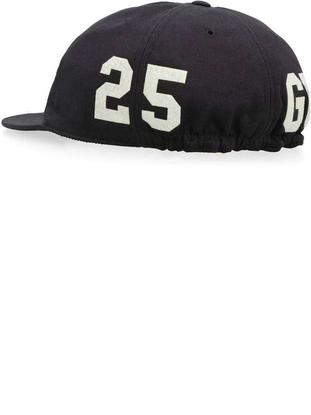 Logo Print Ball Cap Black - GUCCI - BALAAN 4