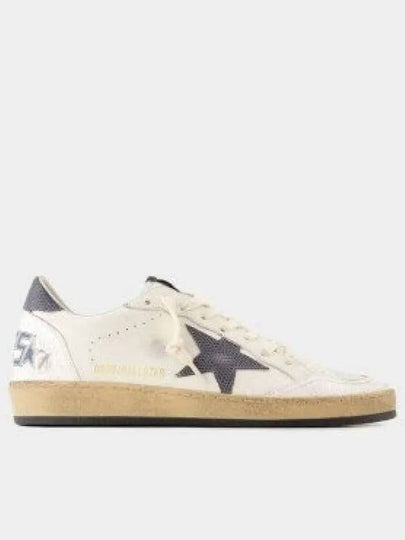 Ballstar Dusty Blue Tab Low Top Sneakers White - GOLDEN GOOSE - BALAAN 2