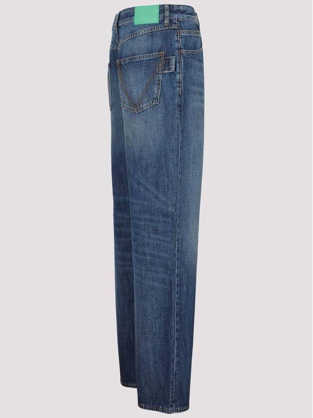 Straight Fit Denim Jeans Blue - BOTTEGA VENETA - BALAAN 4