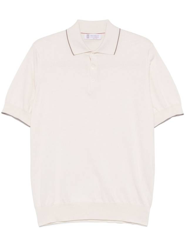 Brunello Cucinelli T-shirts and Polos White - BRUNELLO CUCINELLI - BALAAN 1