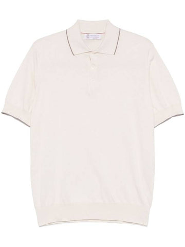 Brunello Cucinelli T-shirts and Polos White - BRUNELLO CUCINELLI - BALAAN 1