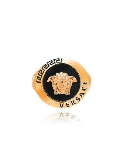 Men's Medusa Logo Ring Gold - VERSACE - BALAAN 2