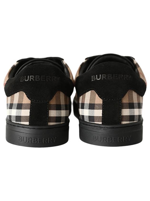 Vintage Check Cotton Suede Low Top Sneakers Brown - BURBERRY - BALAAN 6