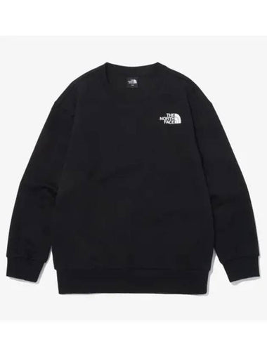 The North Face KIDS Essential Sweatshirt NM5MQ50S BLK - THE NORTH FACE - BALAAN 1