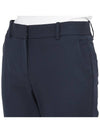 Women's Wool Crop Slacks Navy - THEORY - BALAAN.